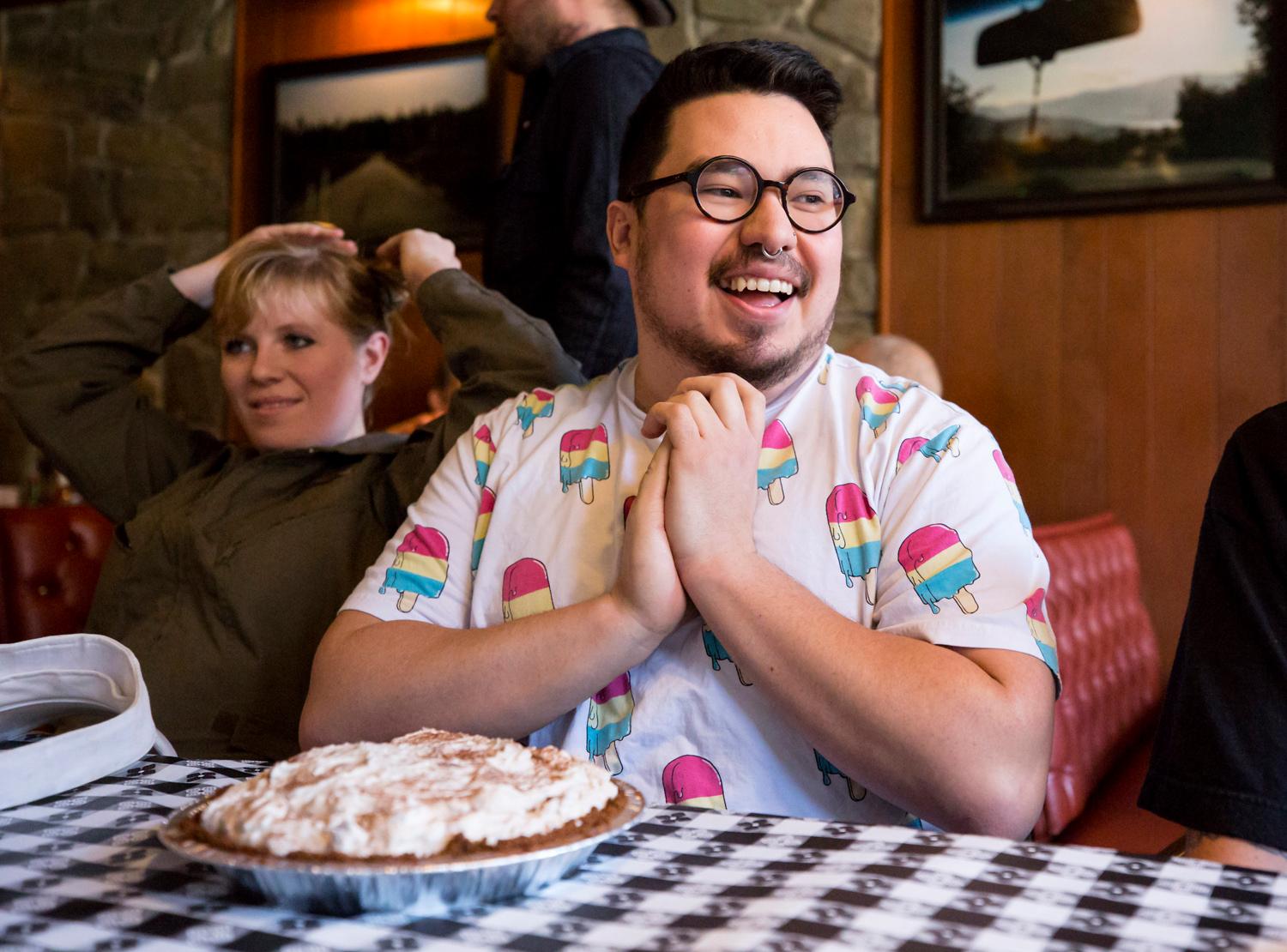 Photos Chowing down for charity at the third annual Pi Day Pie Eating