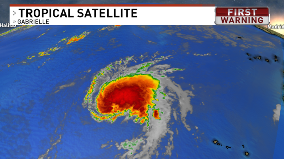 Tropical Storm Gabrielle forms in the open Atlantic WEAR
