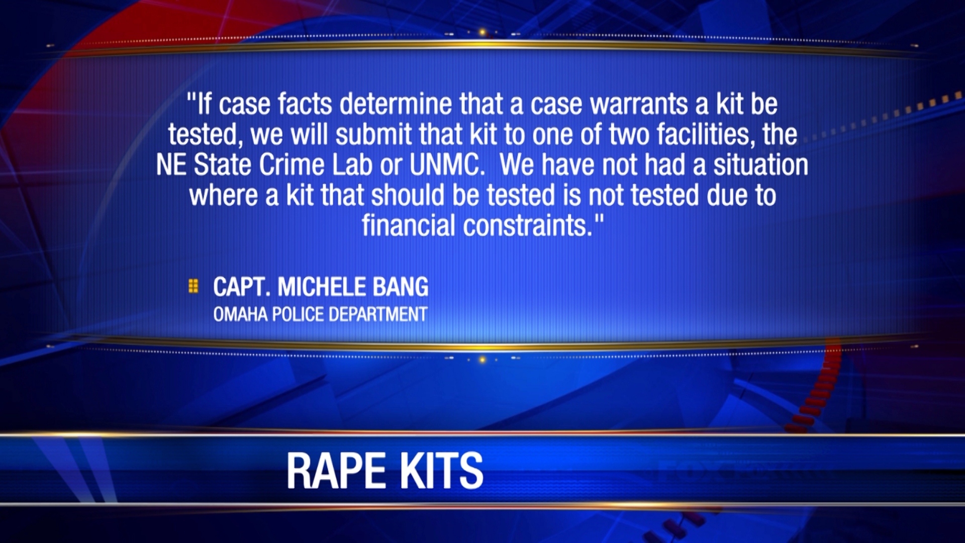 Records show majority of collected rape kits are never tested