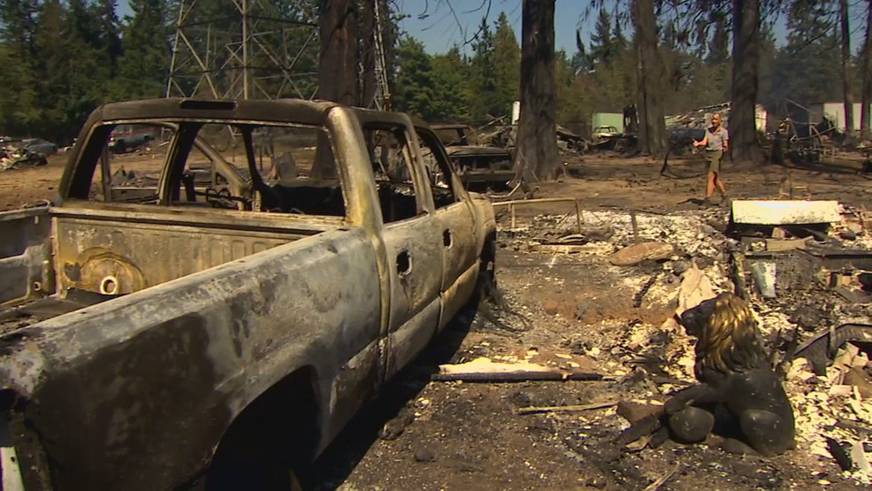 Residents Describe war Zone After Fire Rips Through Graham