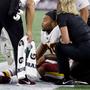 Redskins rookie Derrius Guice tears ACL in preseason game against Patriots; out for year