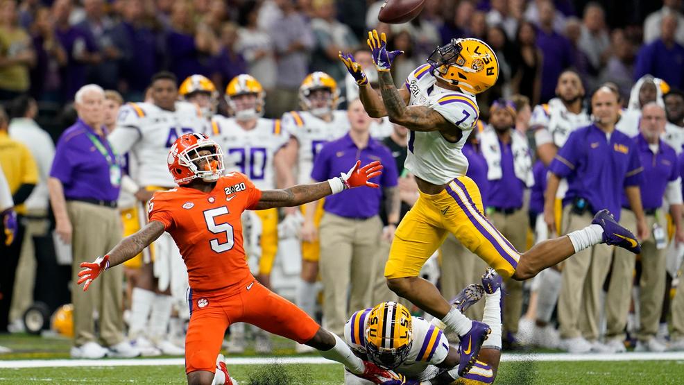 LSU ends Clemson's 29game winning streak with 4225 victory in title