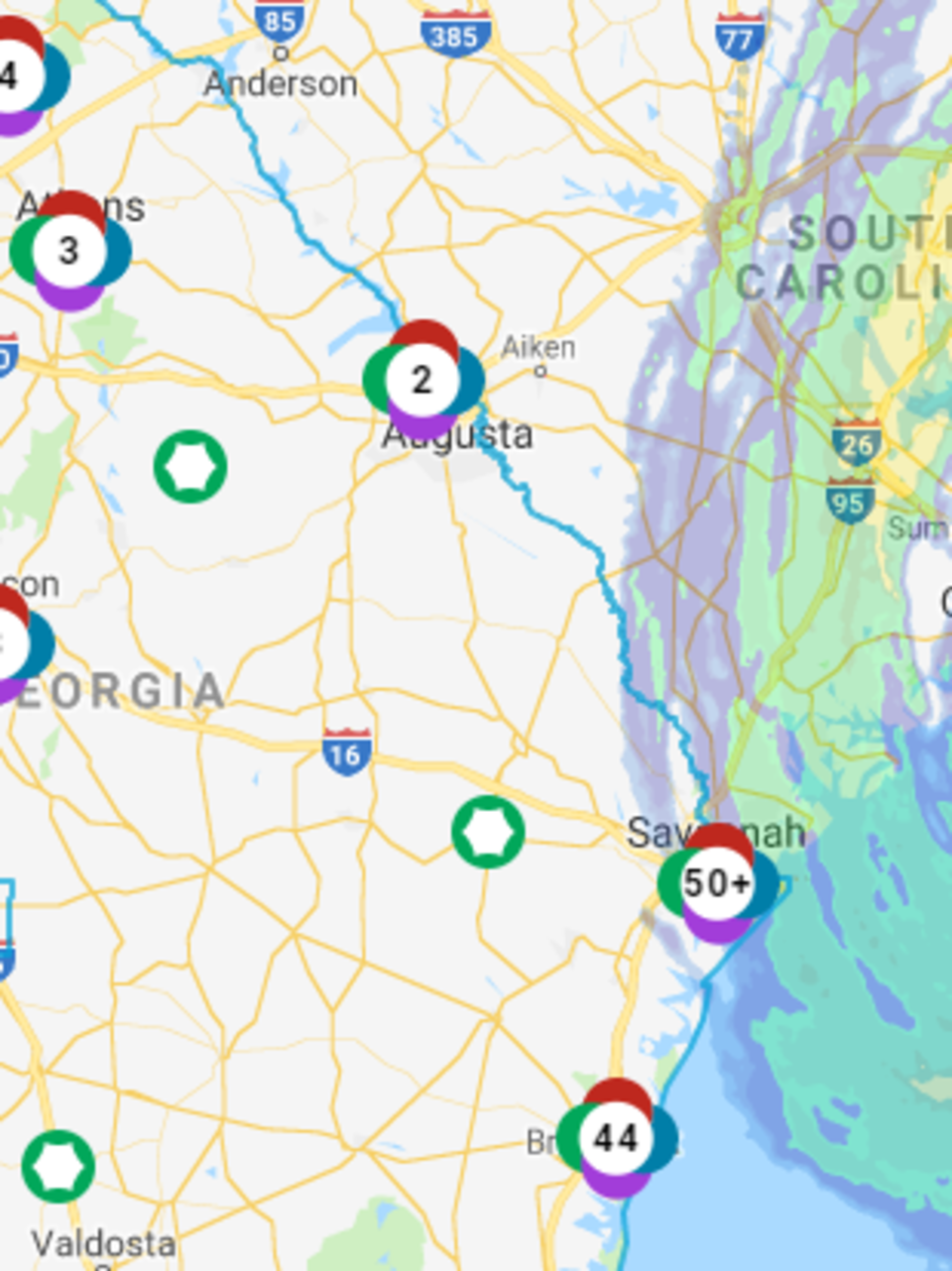 Nearly 1 500 Georgia Power Personnel Responding To Power Outages