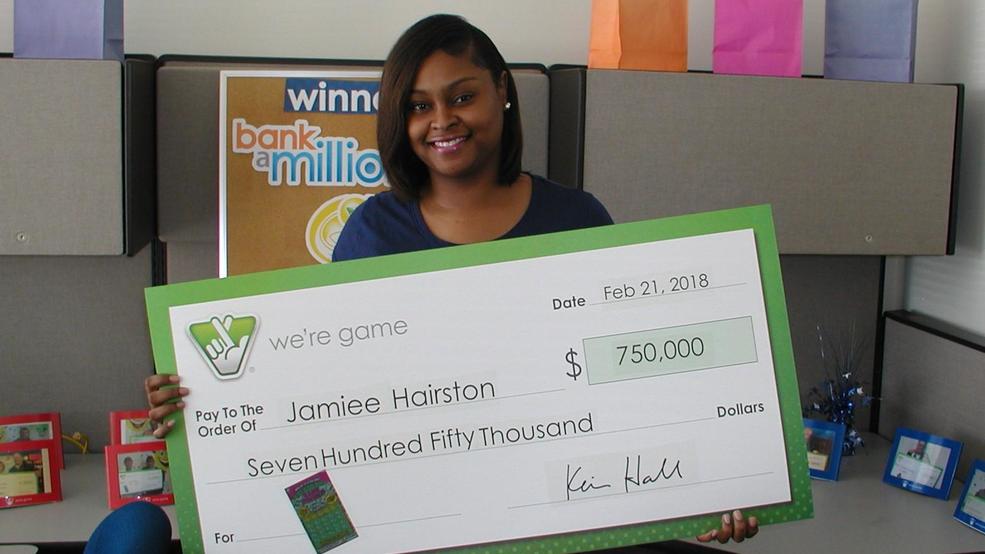 'I couldn’t believe it!' Martinsville woman wins 750,000 in lottery