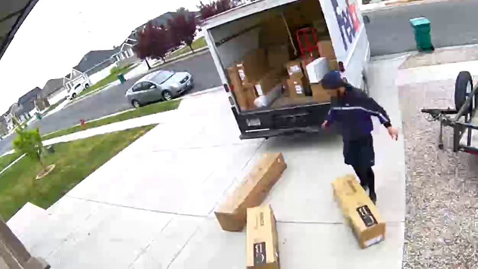 Utah FedEx driver caught dropping, kicking packages KUTV