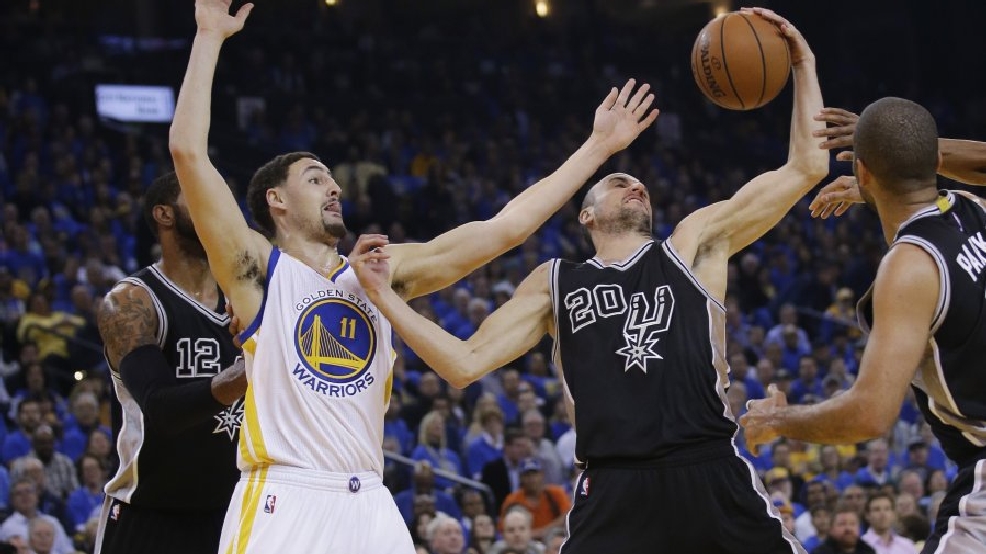 Warriors' Klay Thompson sees Manu Ginobili's sacrifice as inspiration