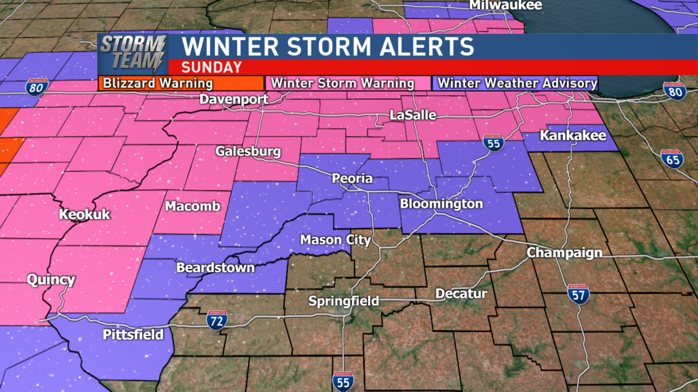 Winter storm to hit Illinois Sunday WRSP