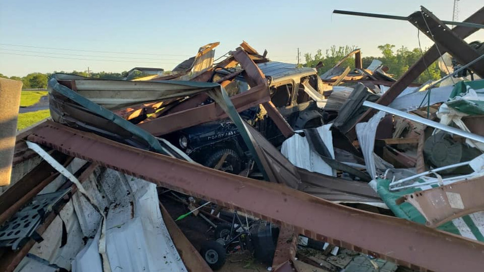 NWS Monroe Co. tornado had winds of 140 mph, Man survived under pile