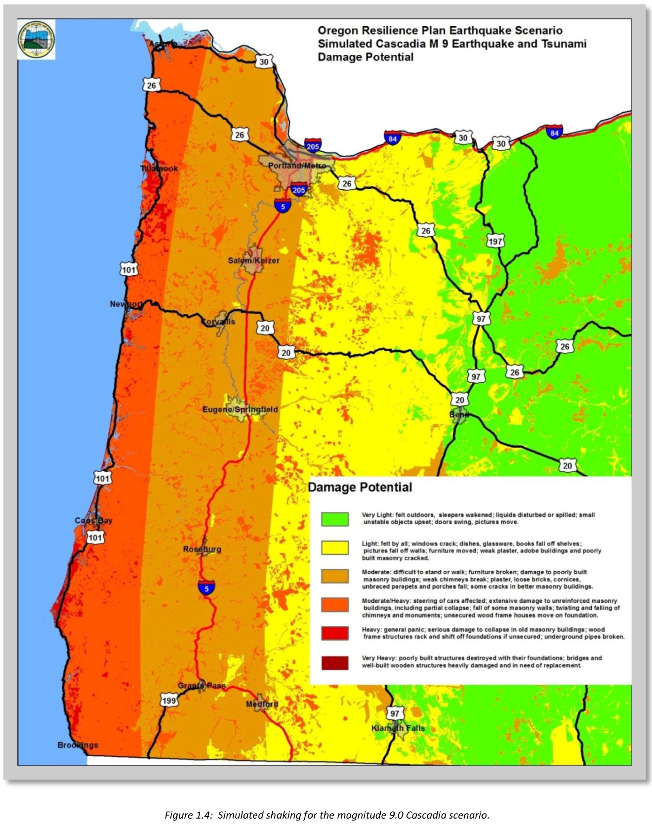 January 26, 1700 A 9.0 Cascadia Subduction Zone earthquake strikes the