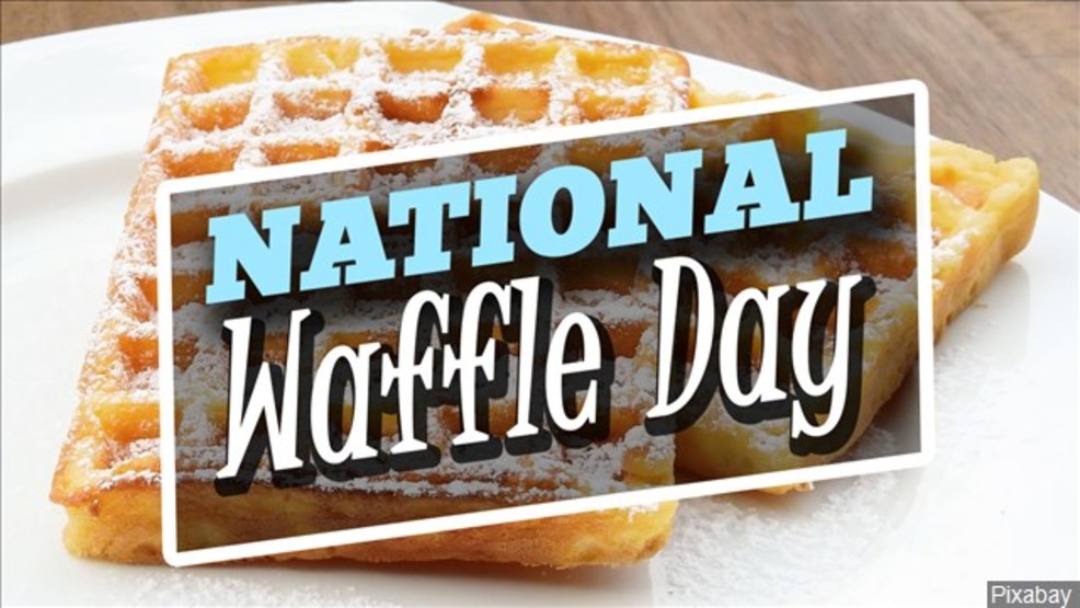 Celebrating National Waffle Day with Lucky