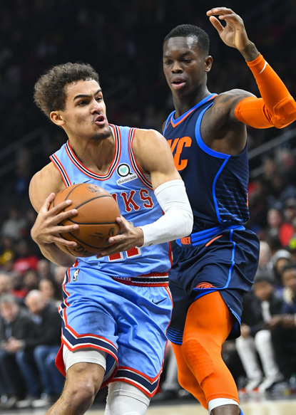 trae young blue hawks jersey
