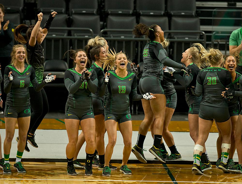 Power Nissan Salem Oregon >> Photos: Oregon Ducks Acro and Tumbling upsets Baylor | KVAL Power Nissan Salem Oregon >> Photos: Oregon Ducks Acro and Tumbling upsets Baylor | KVAL