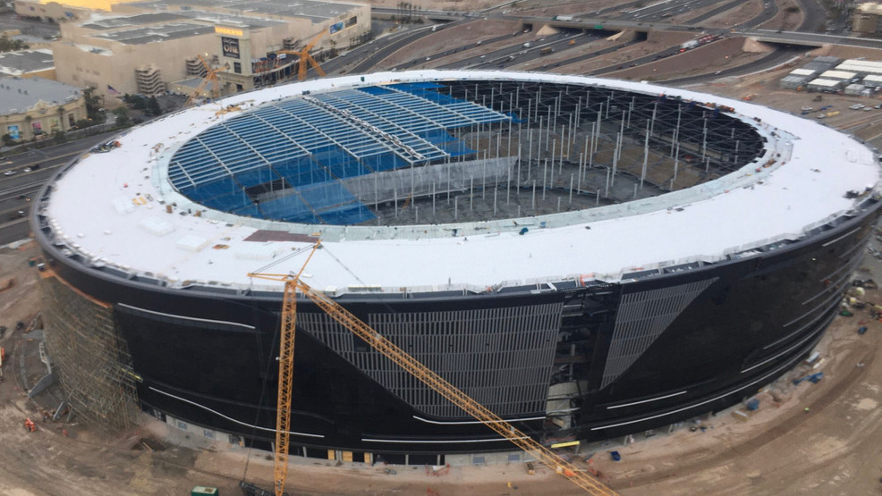 Watch Lights Get Raised At Allegiant Stadium In Las Vegas Ksnv
